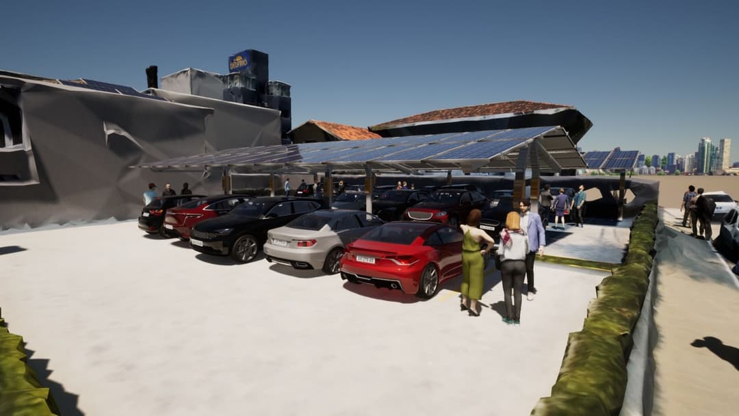 Projeto 3D Realista - Carport
