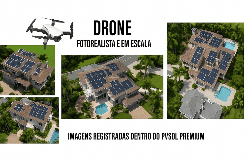 Imagem do post Projeto 3D com Drone PVSOL Premium: o futuro do mapeamento solar
